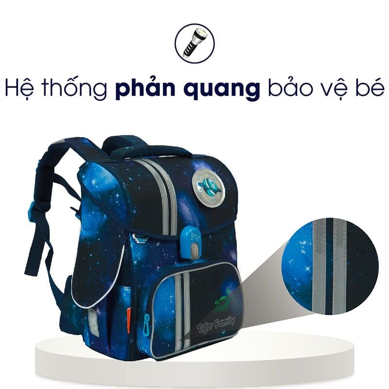  Cặp Sách Công Thái Học Tiger Family Jolly Schoolbag Pro 2 - Super Galaxy - Tiger Family TGJL-061A(2) 