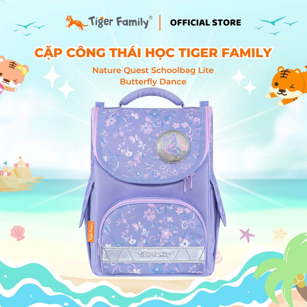  Cặp sách Tiger Family Nature Quest Schoolbag Lite   - Butterfly Dance - TGNT-003A 