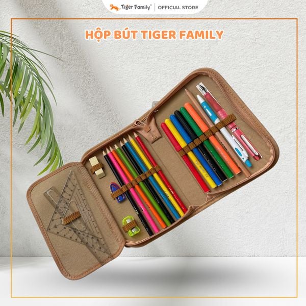  Hộp bút Tiger Family đụng dụng cụ học tập 