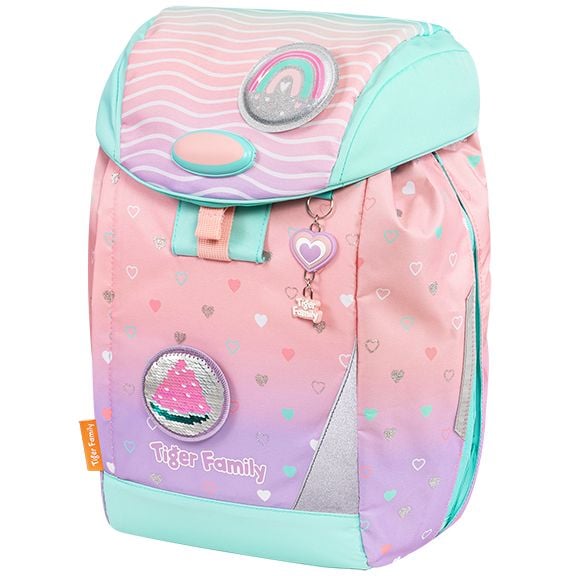  Cặp Sách công thái học Tiger Family Eggie - Peach Waves [Go Green] TGEG-020A 