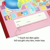  Combo 10 Vở 4 Ô ly 48 trang School Bạn Nhỏ Hồng Hà - 0509 