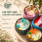 Nến thơm Saffron & Sandalwood Dalat Retro 120g