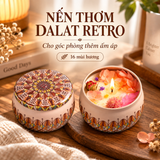 Nến thơm Verbena Dalat Retro 120g