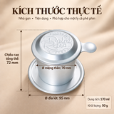 Phin cà phê Dalat Retro – Rose Gold