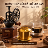 Phin cà phê Dalat Retro – Rose Gold