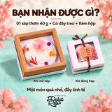 Sáp thơm hoa khô Jasmine Dalat Retro 40g