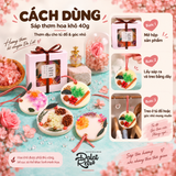 Sáp thơm hoa khô Champagne Fruit Wine Dalat Retro 40g