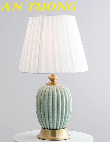  đèn ngủ gốm sứ để bàn tab đầu giường tân cổ điển decor trang trí phòng ngủ tân cổ điển 0010 