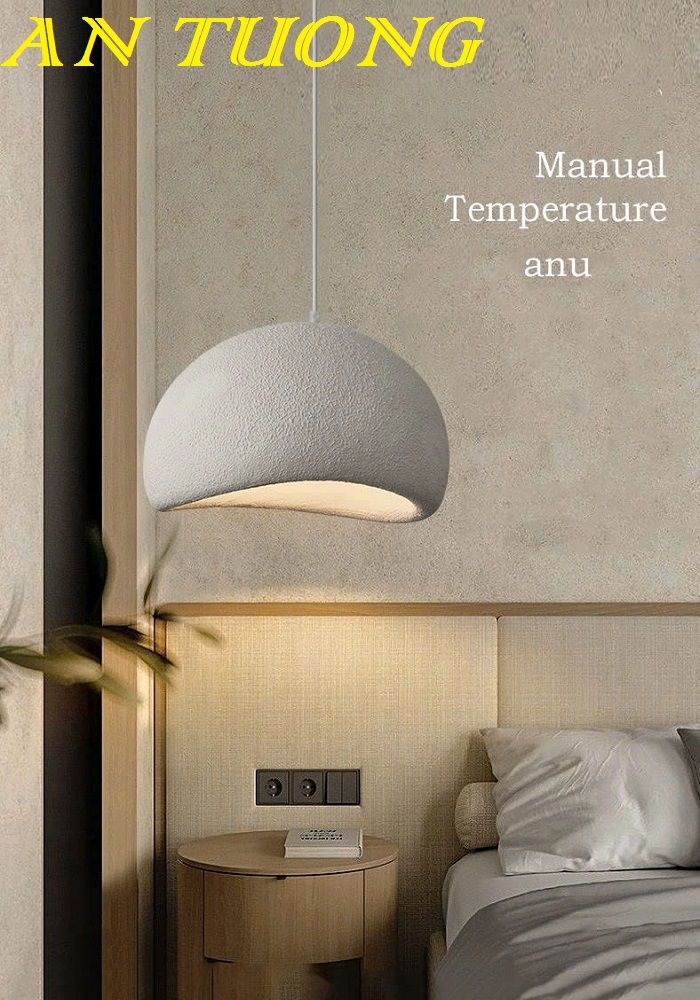 đèn treo thả trần đầu giường decor trang trí phòng ngủ đẹp, hiện đại 0064