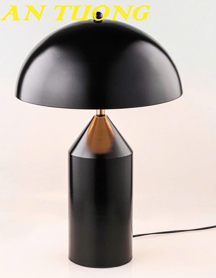đèn ngủ để bàn tab đầu giường decor trang trí phòng ngủ đẹp, hiện đại 0034 ĐEN