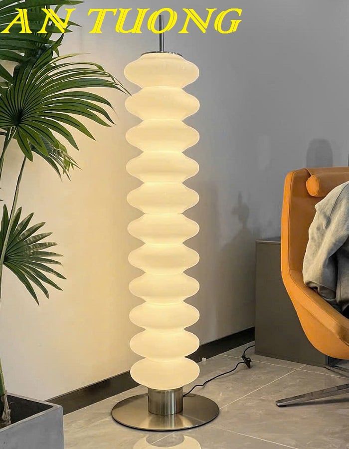 Đèn cây đứng đặt sàn trang trí decor phòng khách phòng ngủ đẹp 002