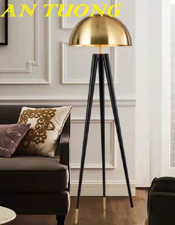 Đèn cây đứng đặt sàn trang trí decor phòng khách phòng ngủ đẹp 003