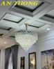 Đèn chùm pha lê phòng khách hiện đại 043