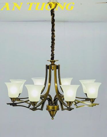  Đèn chùm tân cổ điển phòng khách đẹp sang trọng 005 