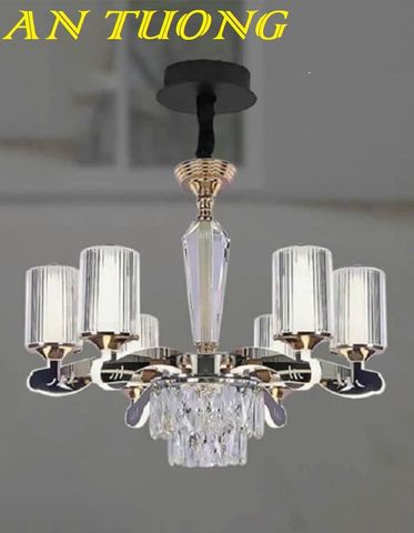  Đèn chùm tân cổ điển phòng khách đẹp sang trọng 011 