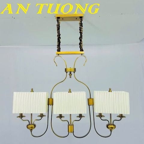  Đèn chùm tân cổ điển phòng khách đẹp sang trọng 013 