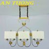 Đèn chùm tân cổ điển phòng khách đẹp sang trọng 013