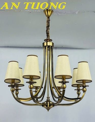  Đèn chùm tân cổ điển phòng khách đẹp sang trọng 027 