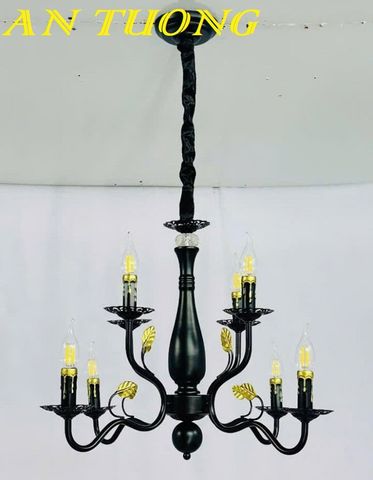  Đèn chùm tân cổ điển phòng khách đẹp sang trọng 061 