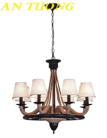  Đèn chùm tân cổ điển phòng khách đẹp sang trọng 066 