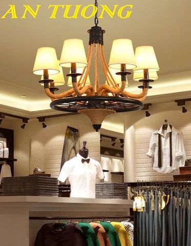  Đèn chùm tân cổ điển phòng khách đẹp sang trọng 066 