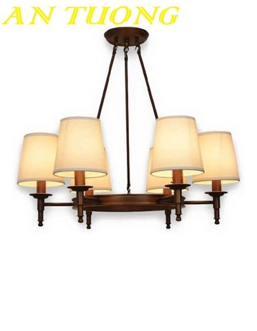  Đèn chùm tân cổ điển phòng khách đẹp sang trọng 067 