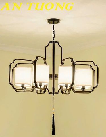  Đèn chùm tân cổ điển phòng khách đẹp sang trọng 073 