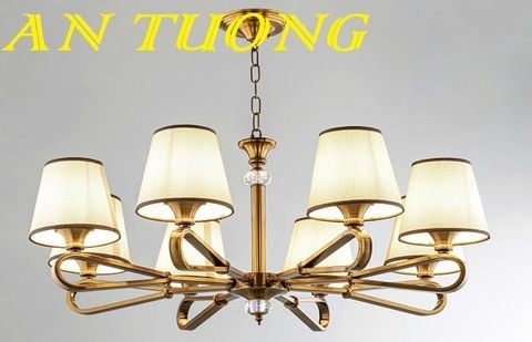  Đèn chùm trang trí phòng khách tân cổ điển 028 