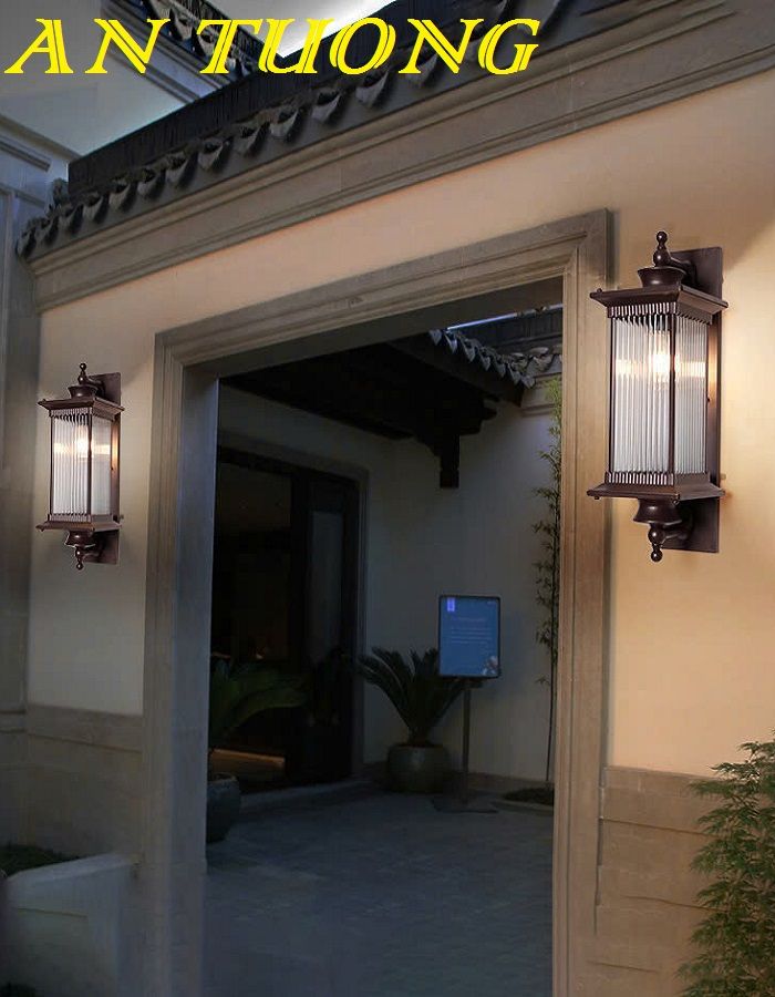 Đèn gắn tường cổ điển ngoài trời trang trí ngoài nhà chống nước 044