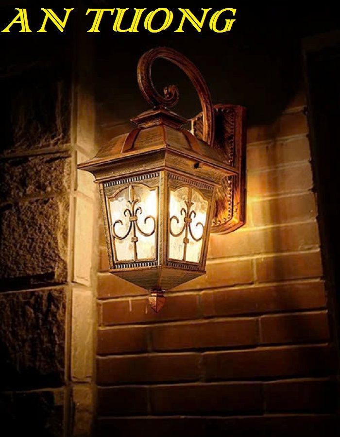 Đèn gắn tường cổ điển ngoài trời trang trí ngoài nhà chống nước 105