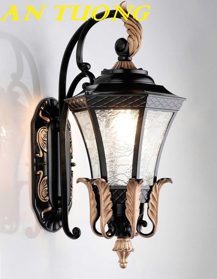 Đèn gắn tường cổ điển ngoài trời trang trí ngoài nhà chống nước 107