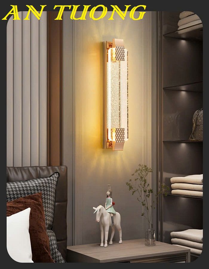 Đèn gắn tường pha lê đẹp hiện đại decor trang trí nội thất 020
