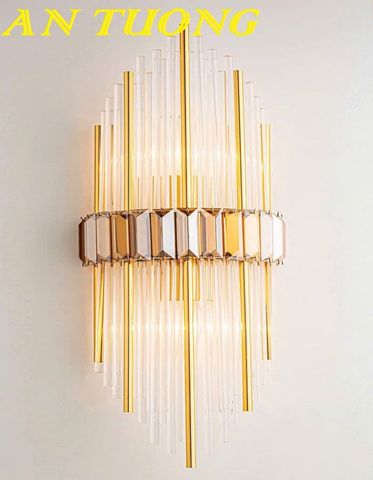 Đèn gắn tường pha lê đẹp hiện đại decor trang trí nội thất