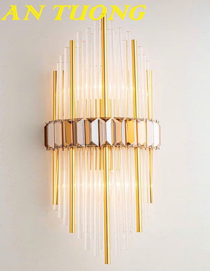Đèn gắn tường pha lê đẹp hiện đại decor trang trí nội thất 045