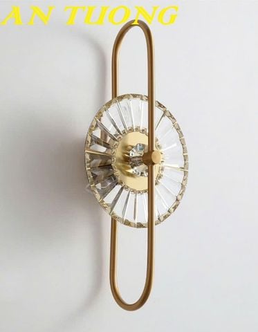 Đèn gắn tường pha lê đẹp hiện đại decor trang trí nội thất