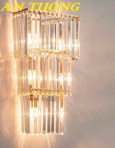 Đèn gắn tường pha lê đẹp hiện đại decor trang trí nội thất