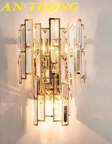 Đèn gắn tường pha lê đẹp hiện đại decor trang trí nội thất