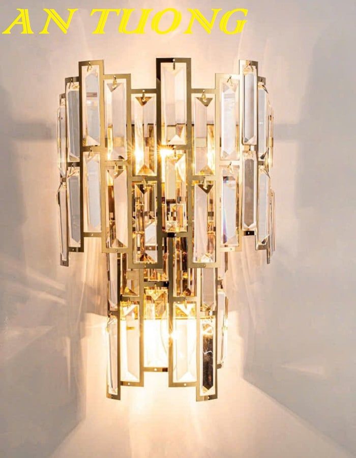 Đèn gắn tường pha lê đẹp hiện đại decor trang trí nội thất 055