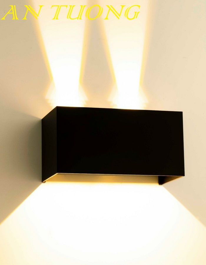 đèn hắt tường ngoài trời ngoài nhà chống nước decor trang trí mặt tiền nhà, hàng rào sân vườn 0010