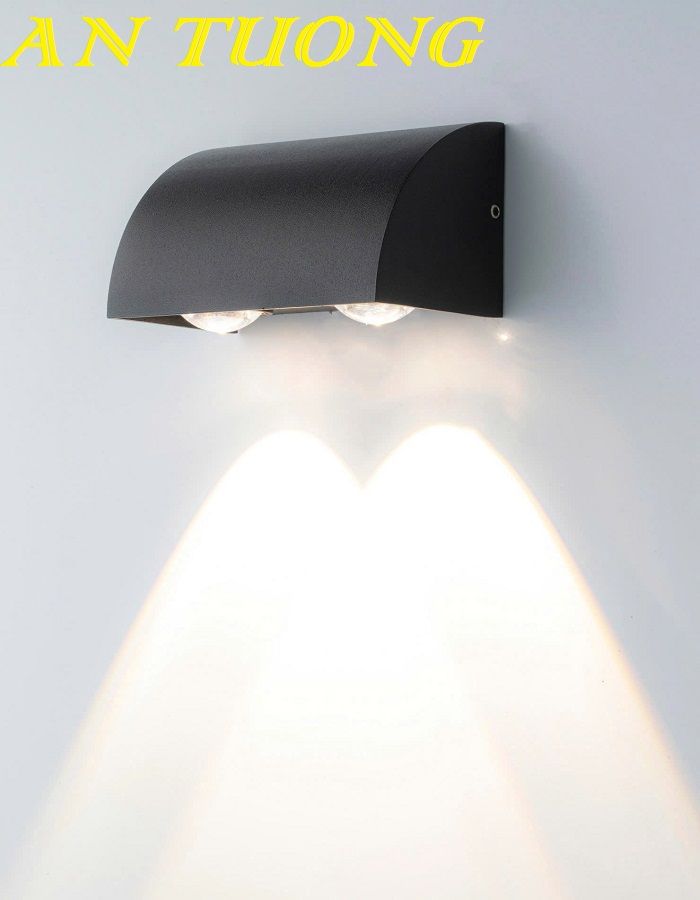 đèn hắt tường rọi xuống ngoài trời ngoài nhà chống nước decor trang trí mặt tiền nhà, hàng rào sân vườn 005