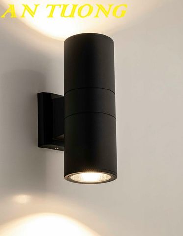 Đèn hắt tường trang trí 2 đầu trên dưới