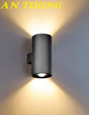 Đèn hắt tường trang trí 2 đầu trên dưới