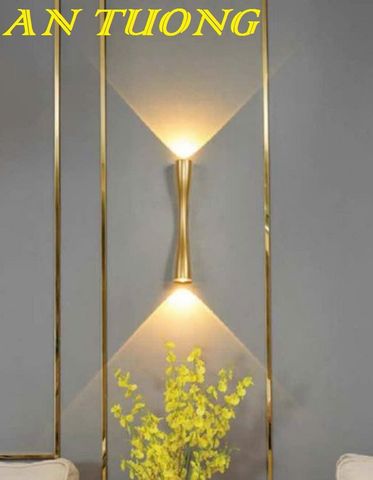 Đèn hắt tường trang trí 2 đầu trên dưới