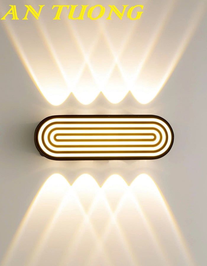 Đèn hắt tường trang trí 4 tia 003