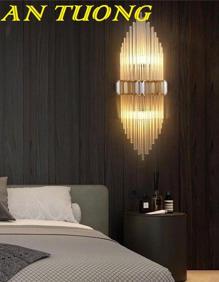 Đèn ngủ gắn tường đầu giường đẹp trang trí phòng ngủ hiện đại 012