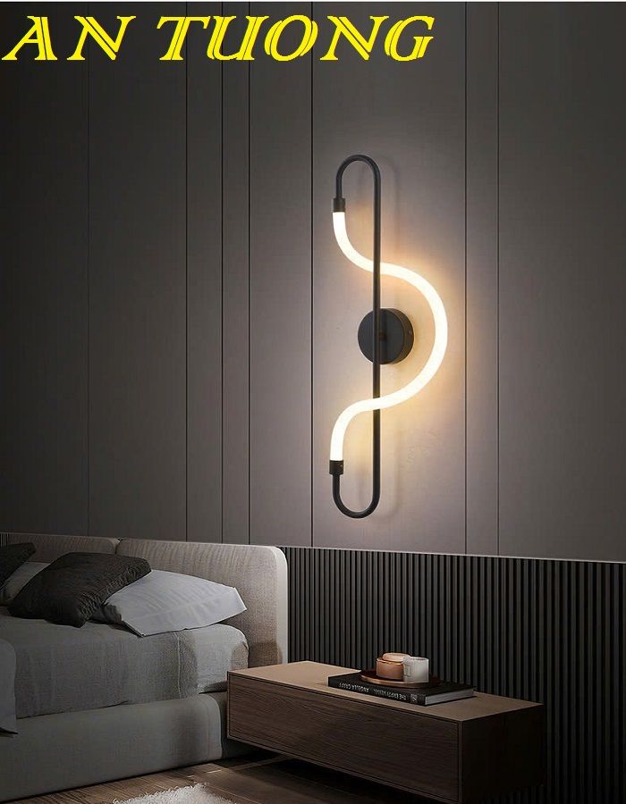 Đèn ngủ gắn tường đầu giường đẹp trang trí phòng ngủ hiện đại 015