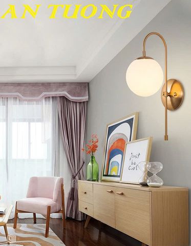 Đèn ngủ gắn tường đầu giường đẹp trang trí phòng ngủ hiện đại