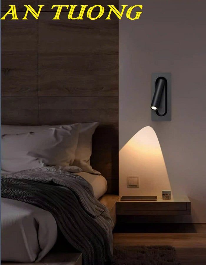 Đèn ngủ gắn tường đầu giường đẹp trang trí phòng ngủ hiện đại 028