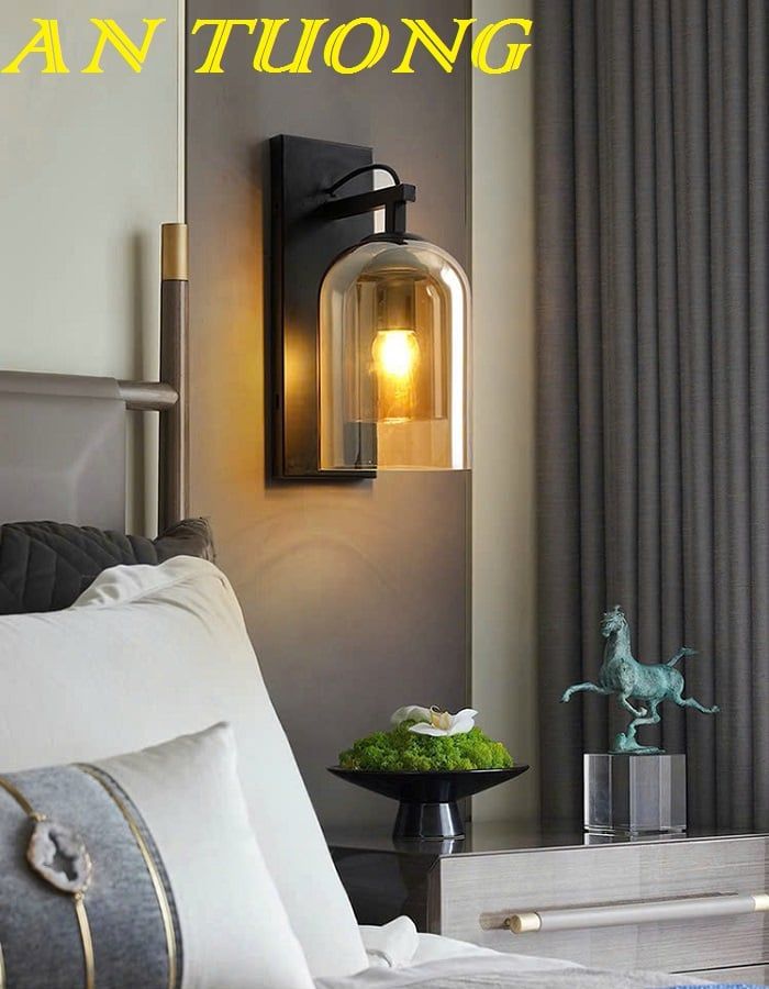 Đèn ngủ gắn tường đầu giường đẹp trang trí phòng ngủ hiện đại 045