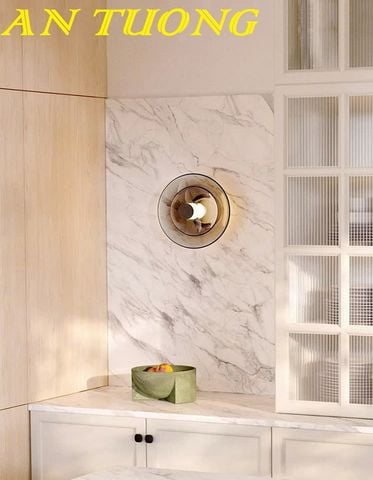 Đèn ngủ hình tròn gắn tường đầu giường đẹp trang trí phòng ngủ hiện đại